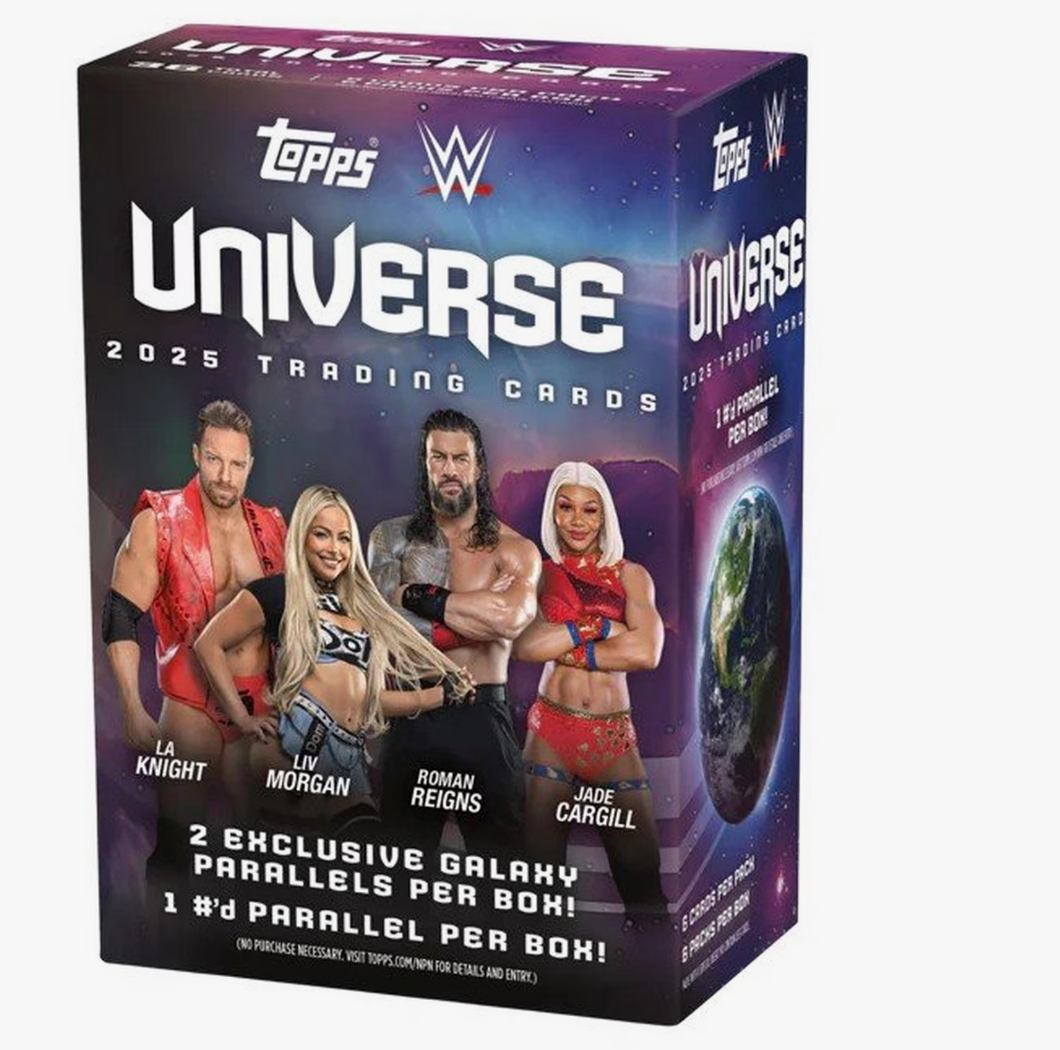 2025 Topps WWE Universe 6-Pack Blaster Box