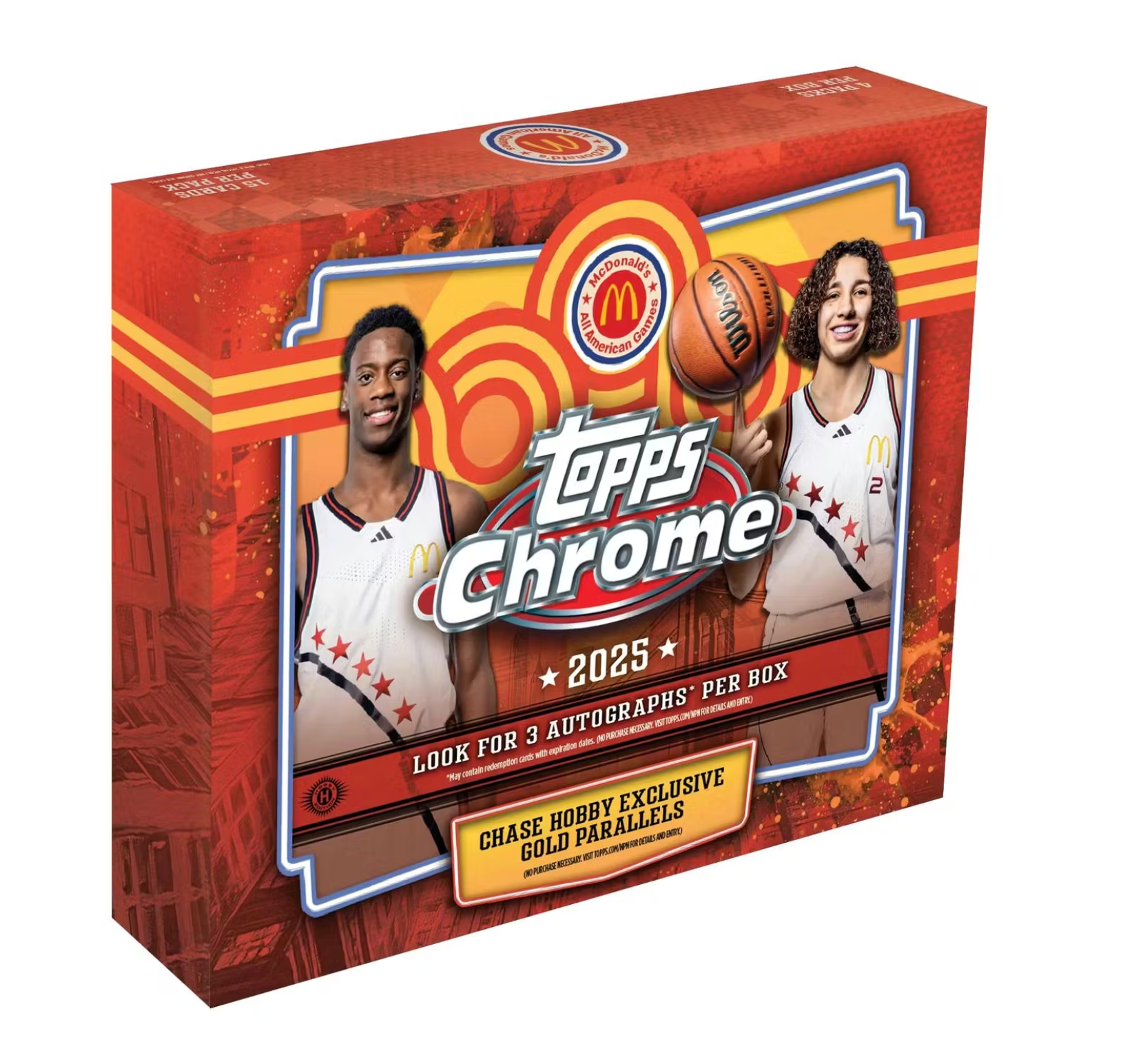 2025 Topps Chrome McDonald's All American Basketball Hobby Box