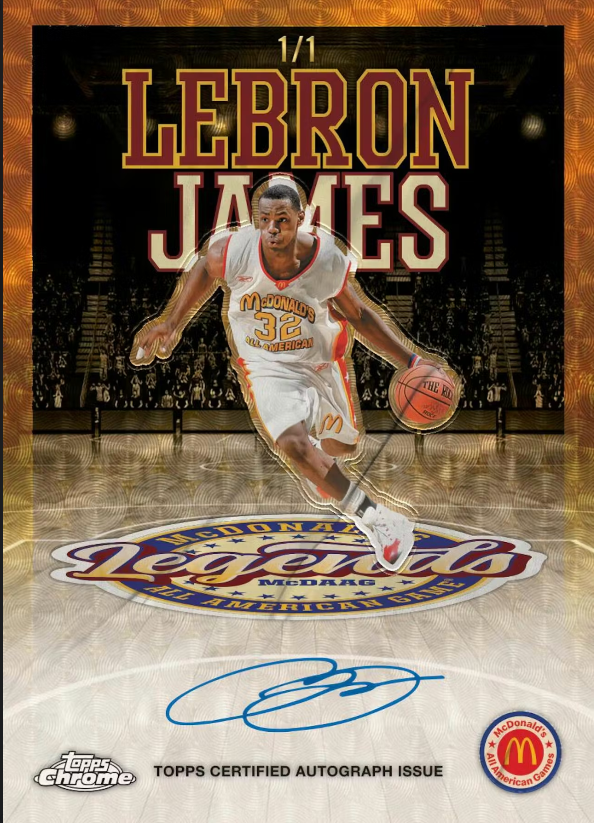 2025 Topps Chrome McDonald's All American Basketball Hobby Box