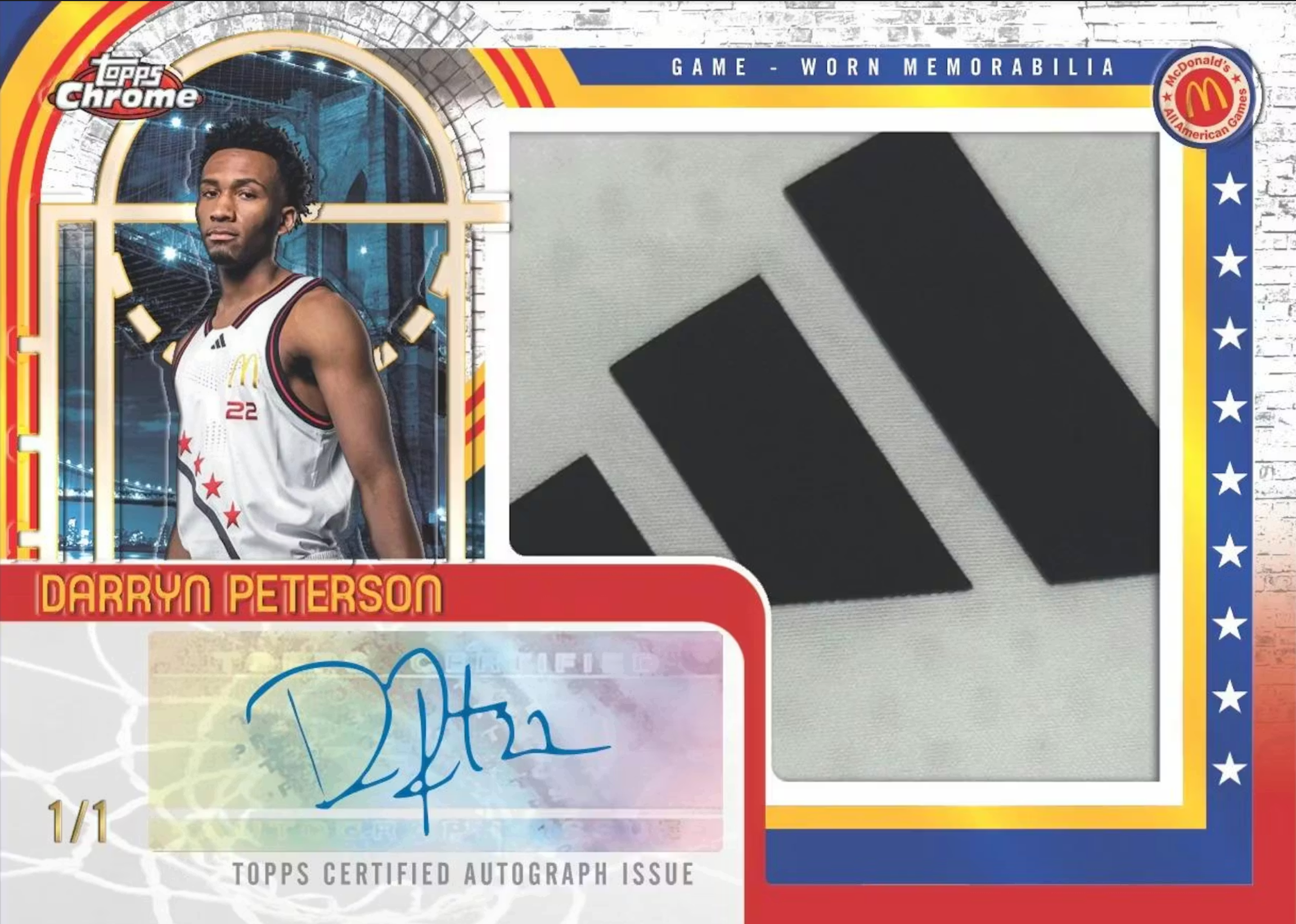 2025 Topps Chrome McDonald's All American Basketball Hobby Box