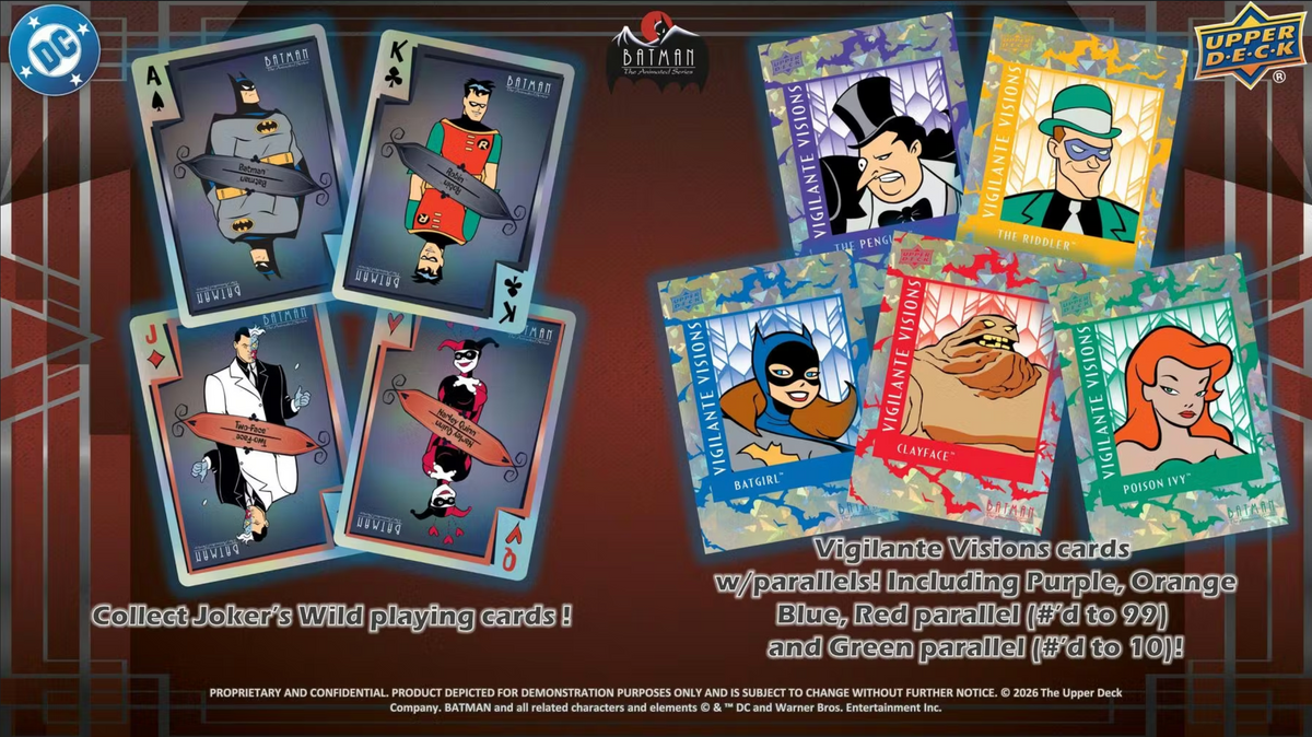 2025 Upper Deck Batman The Animated Series Hobby Box