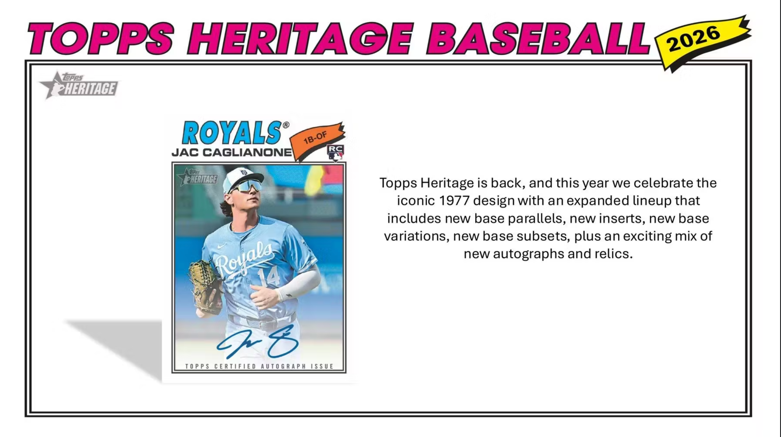 2026 Topps Heritage Baseball Mega Box