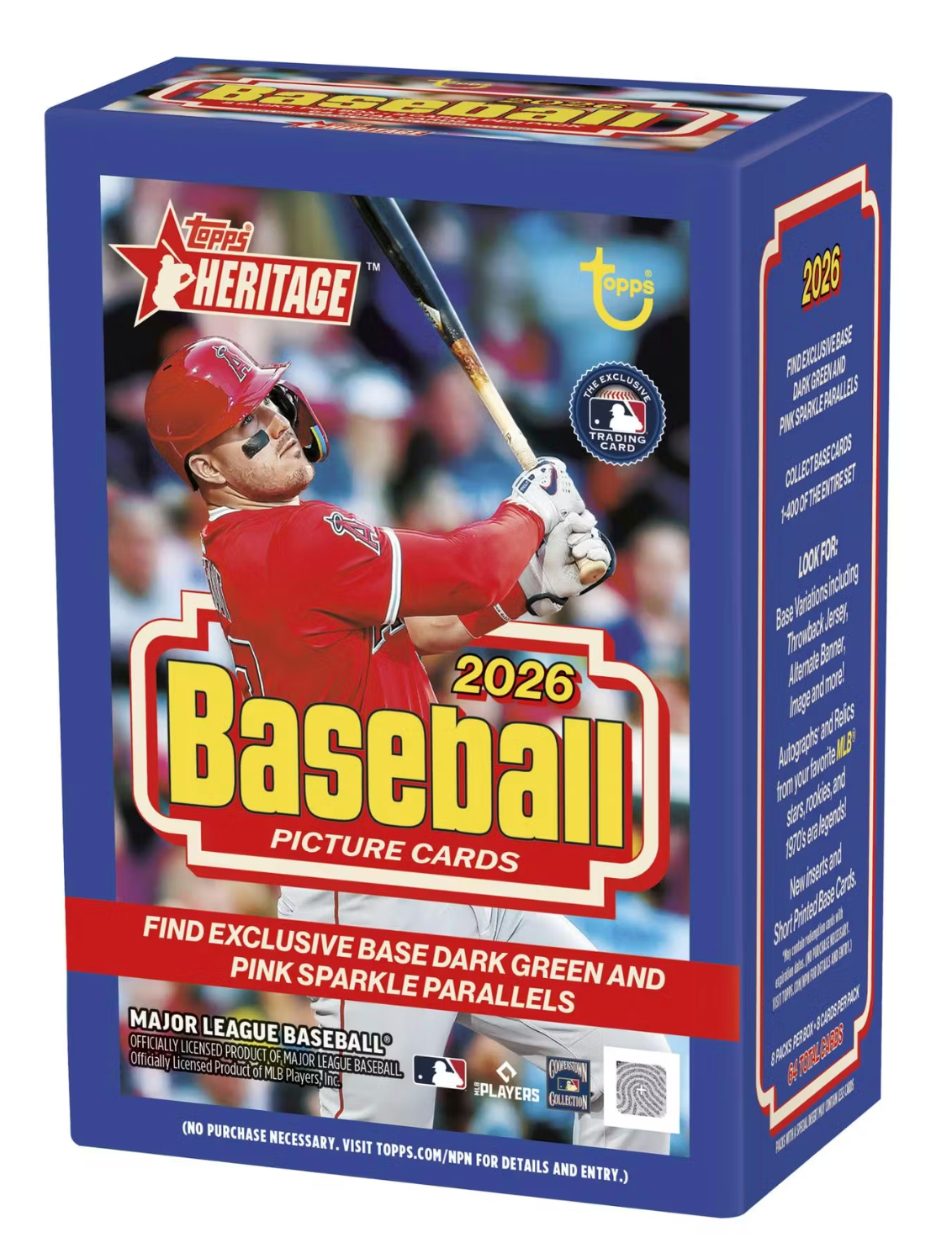 2026 Topps Heritage Baseball 8-Pack Blaster Box