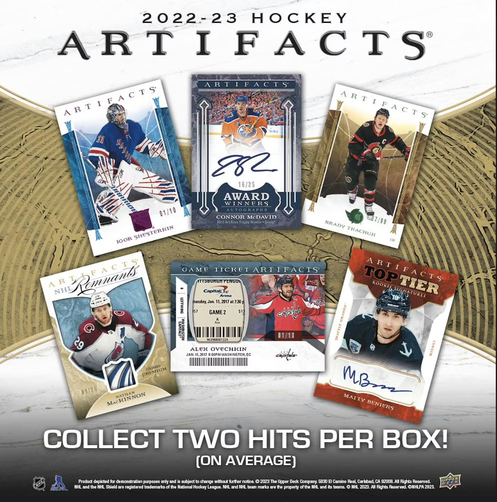 2022/23 Upper Deck Artifacts Hockey Hobby Box