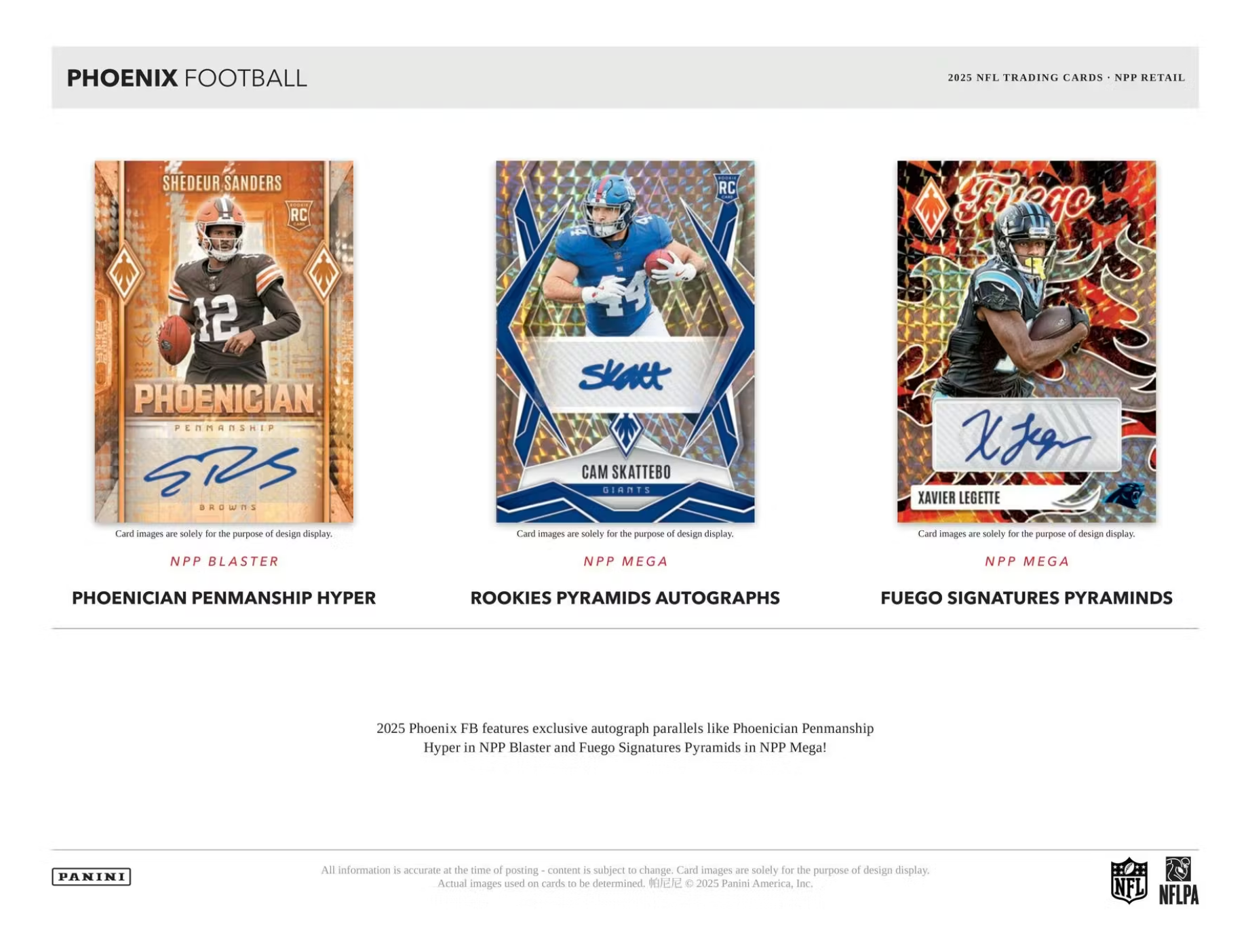 2025 Panini Phoenix Football Blaster Box (Hyper Parallels!)