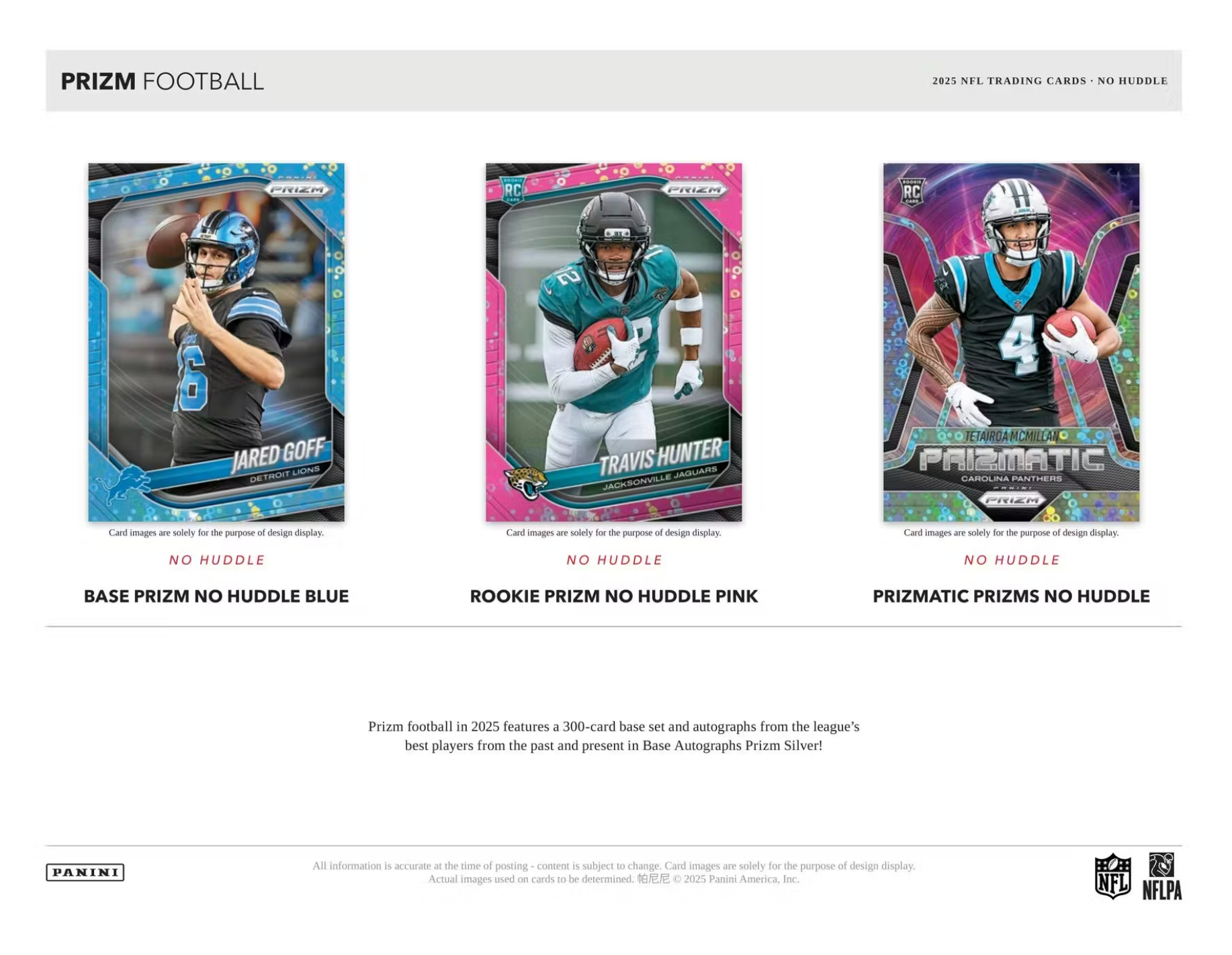 2025 Panini Prizm Football No Huddle Box