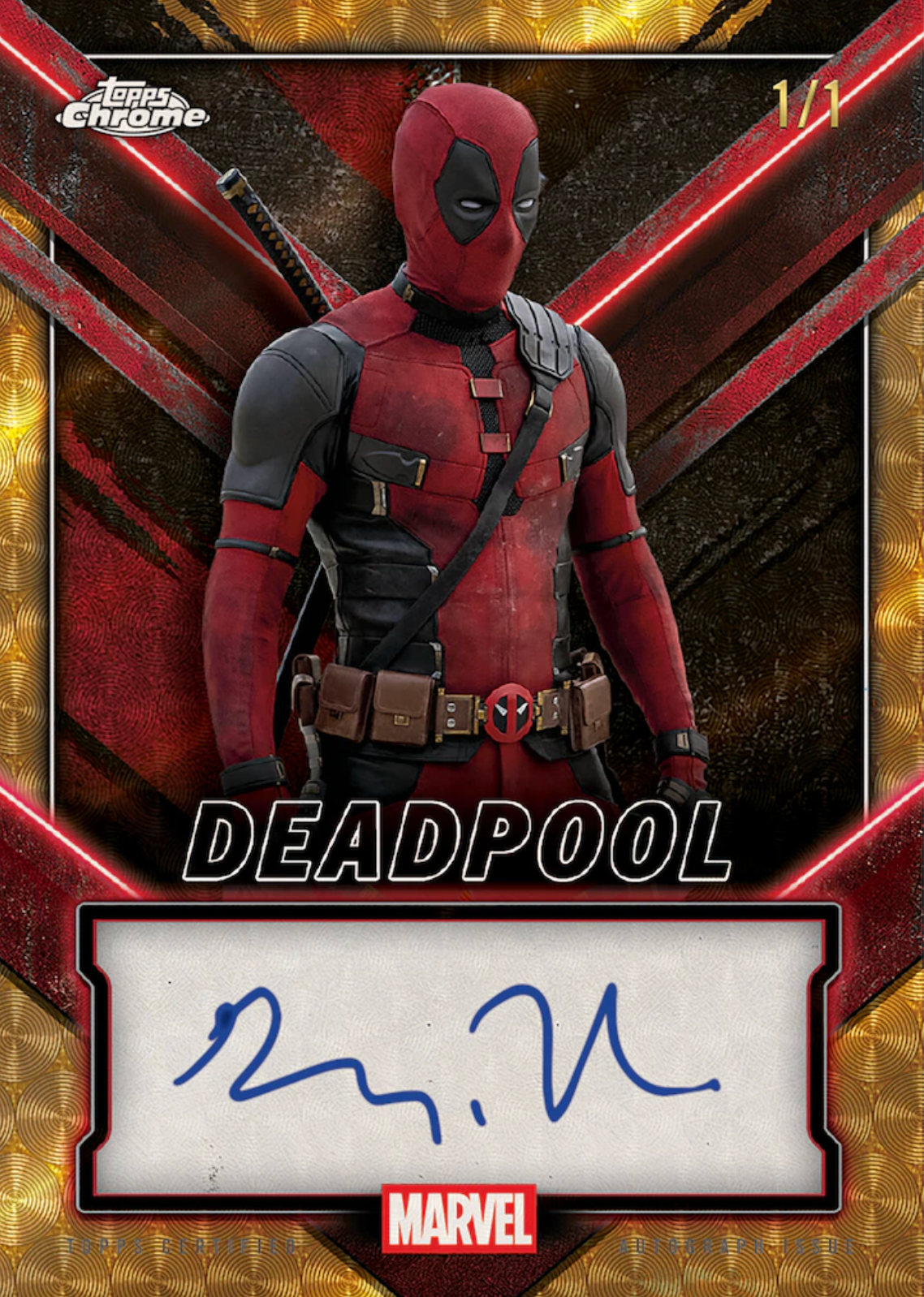 2025 Topps Deadpool Chrome Factory Sealed Value Box