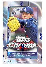 2025 Topps Chrome Baseball Hobby Box