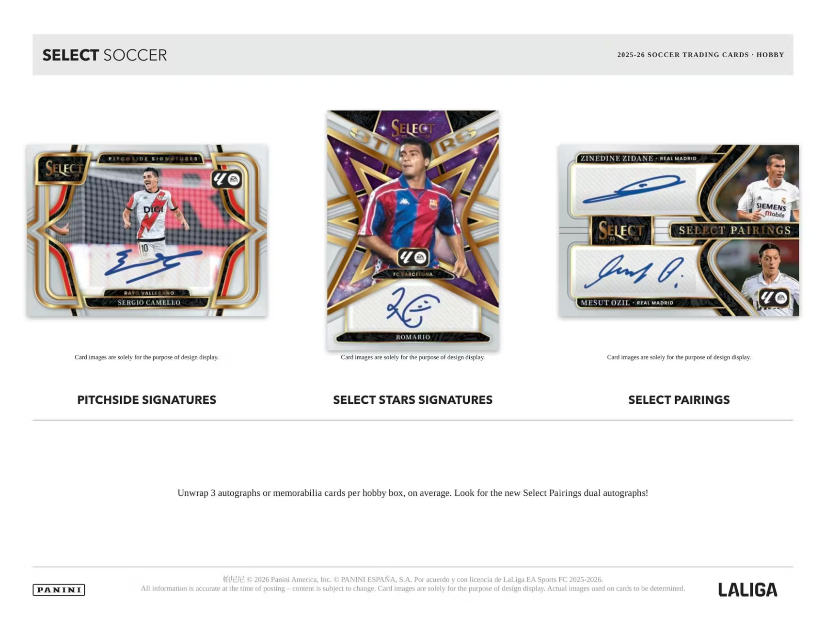2025/26 Panini Select La Liga Soccer Hobby Box