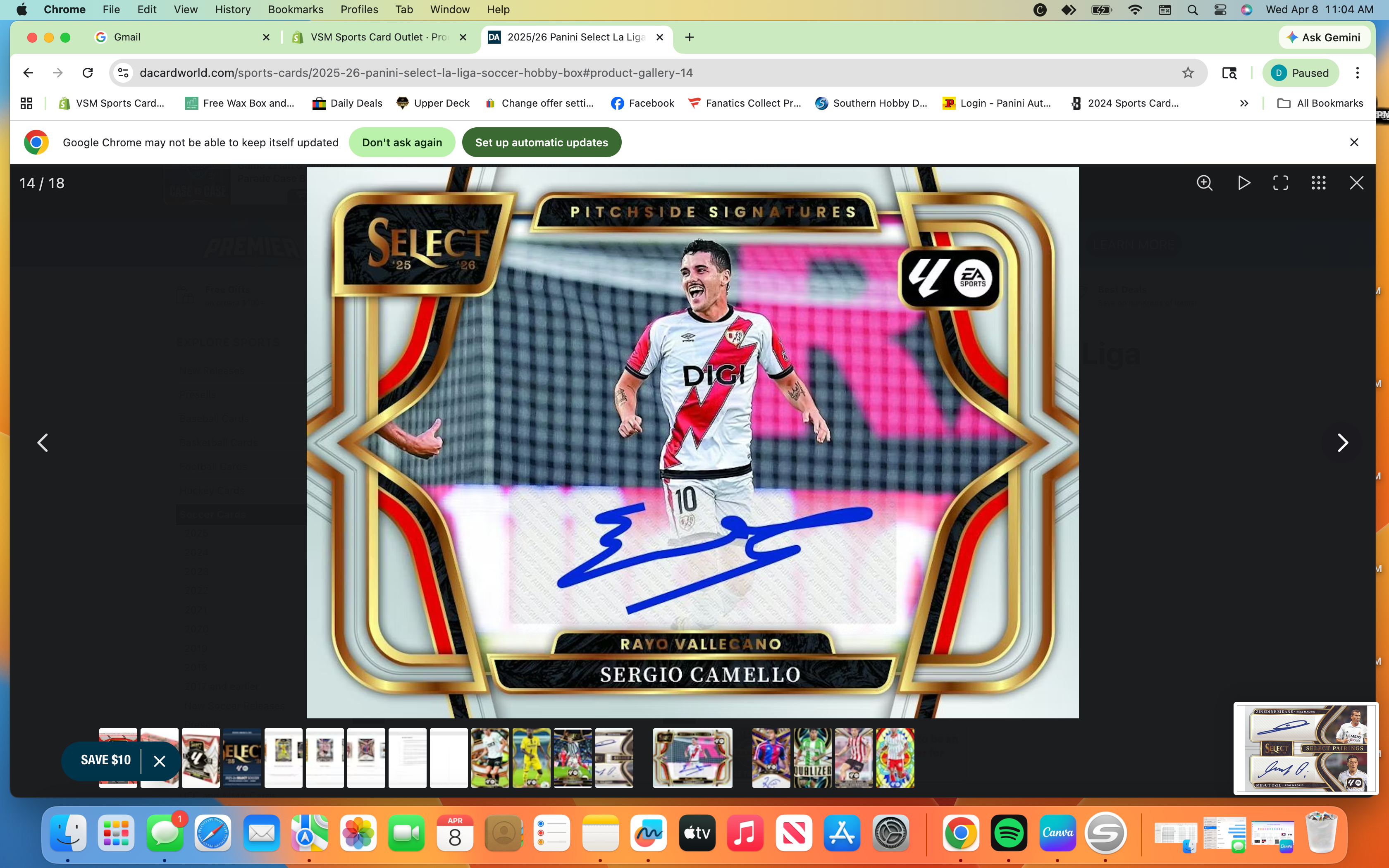 2025/26 Panini Select La Liga Soccer Hobby Box