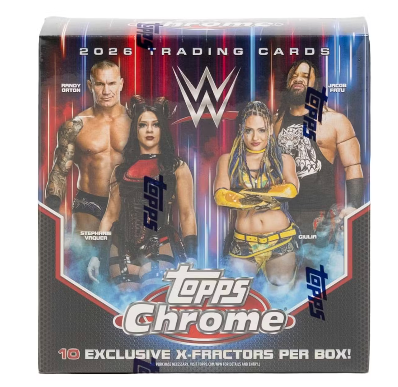 2026 Topps Chrome WWE Wrestling Mega Box