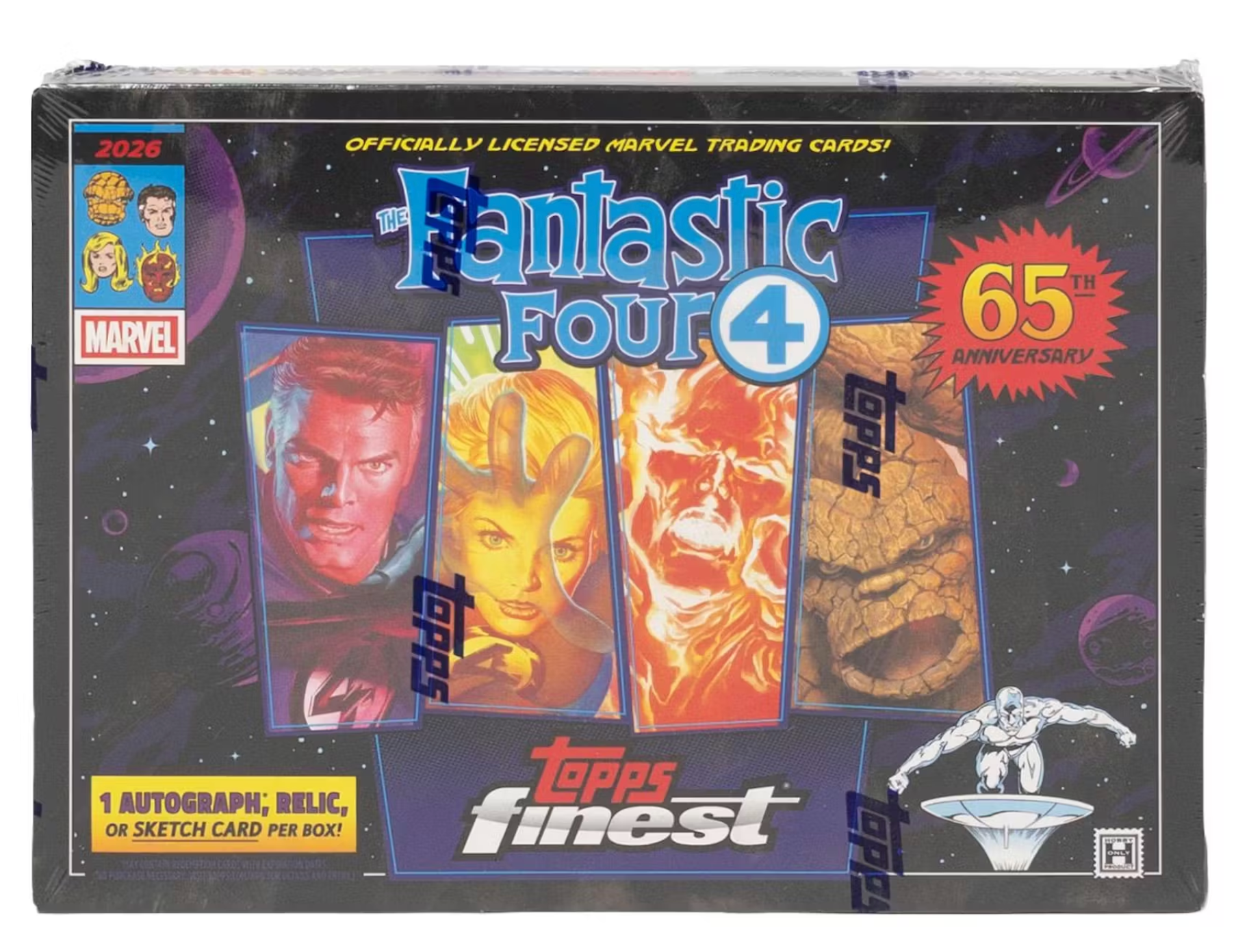 2026 Topps Finest Fantastic Four Hobby Box