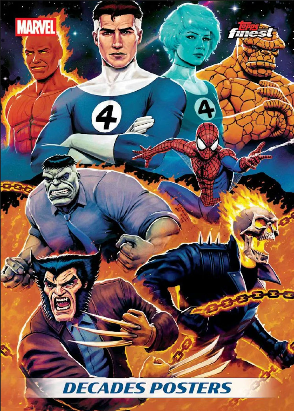 2026 Topps Finest Fantastic Four Hobby Box