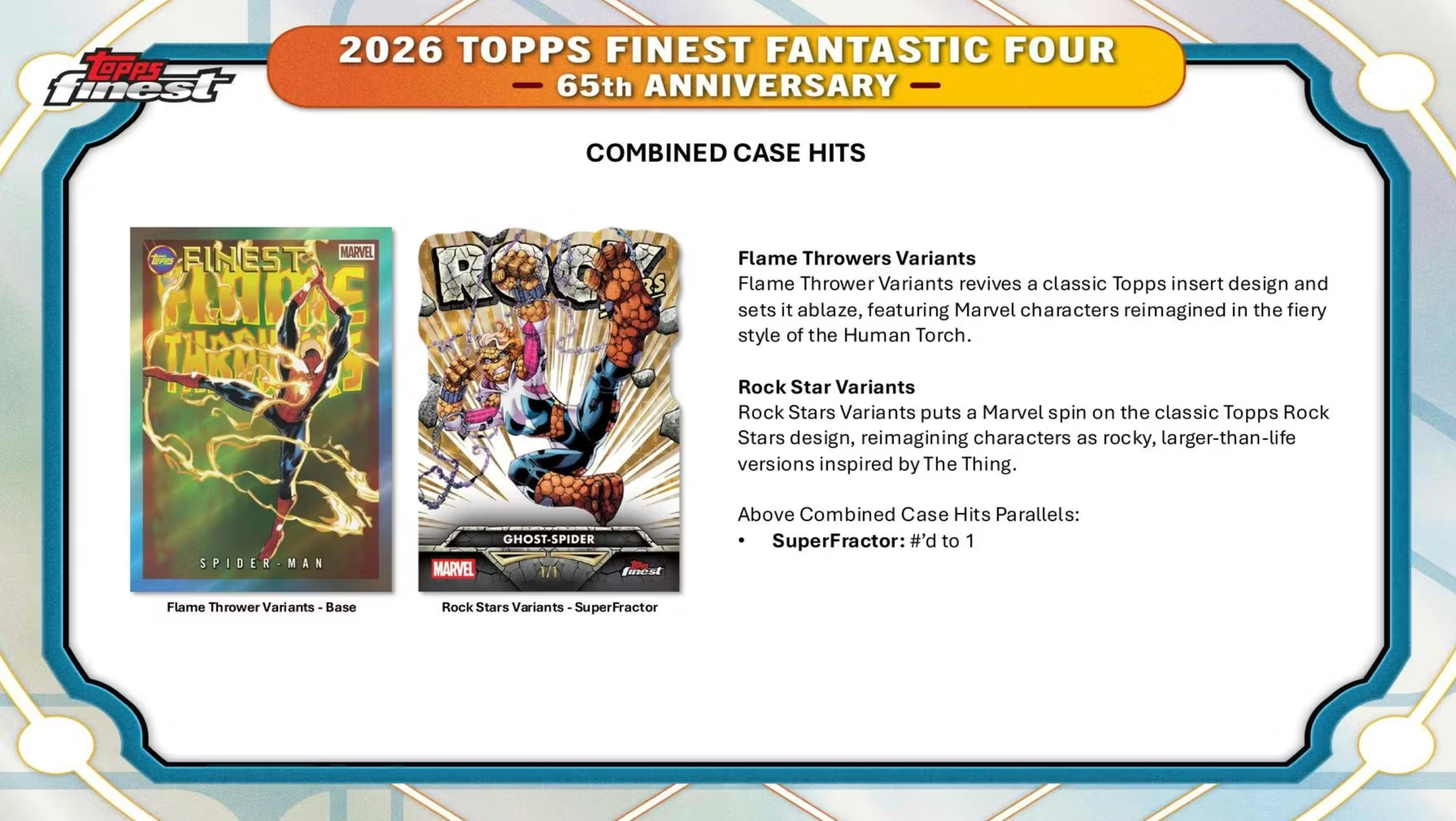 2026 Topps Finest Fantastic Four Hobby Box