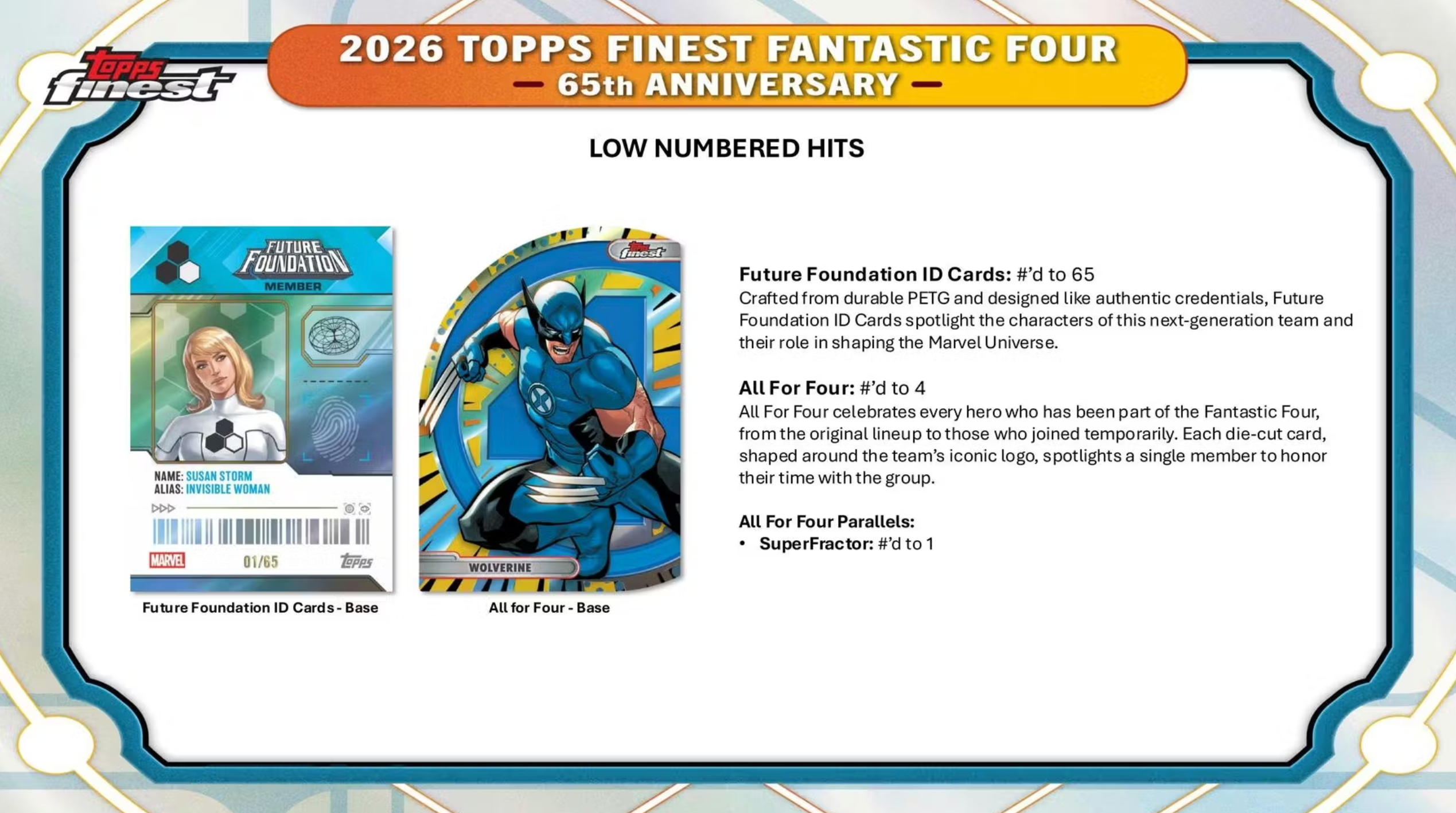 2026 Topps Finest Fantastic Four Hobby Box