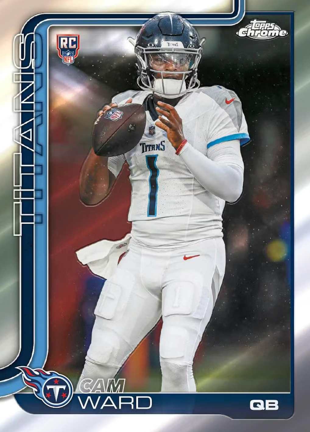 2025 Topps Chrome Football Blaster Box
