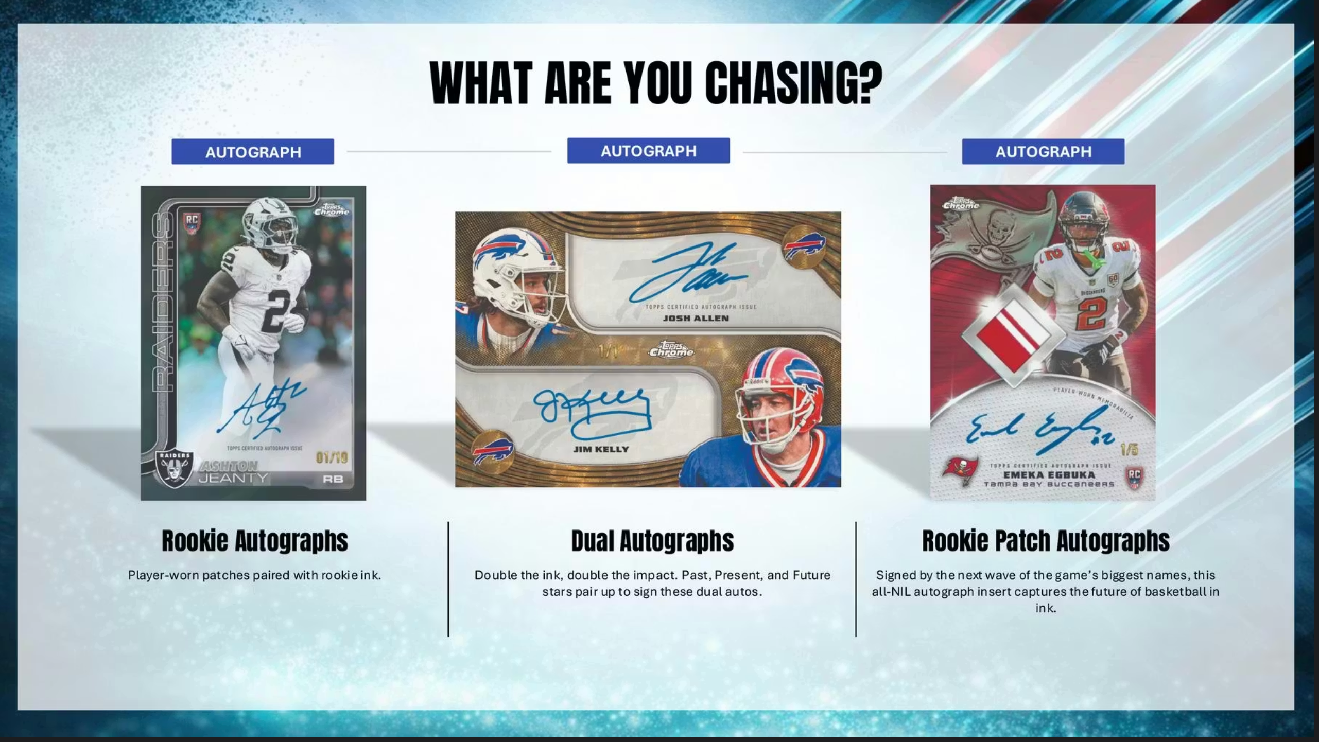 2025 Topps Chrome Football Blaster Box