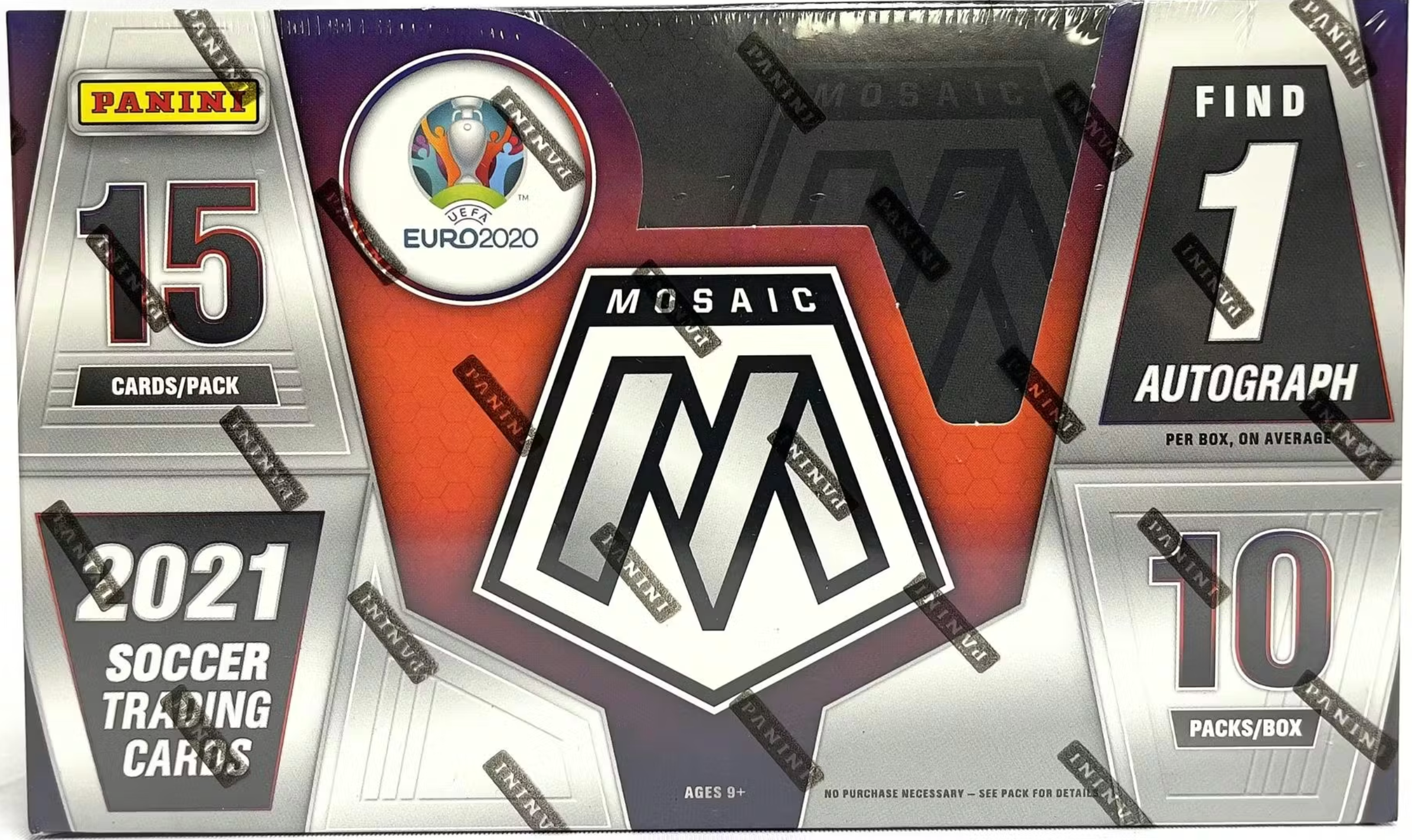 2020/21 Panini Mosaic UEFA Euro 2020 Soccer Hobby Box