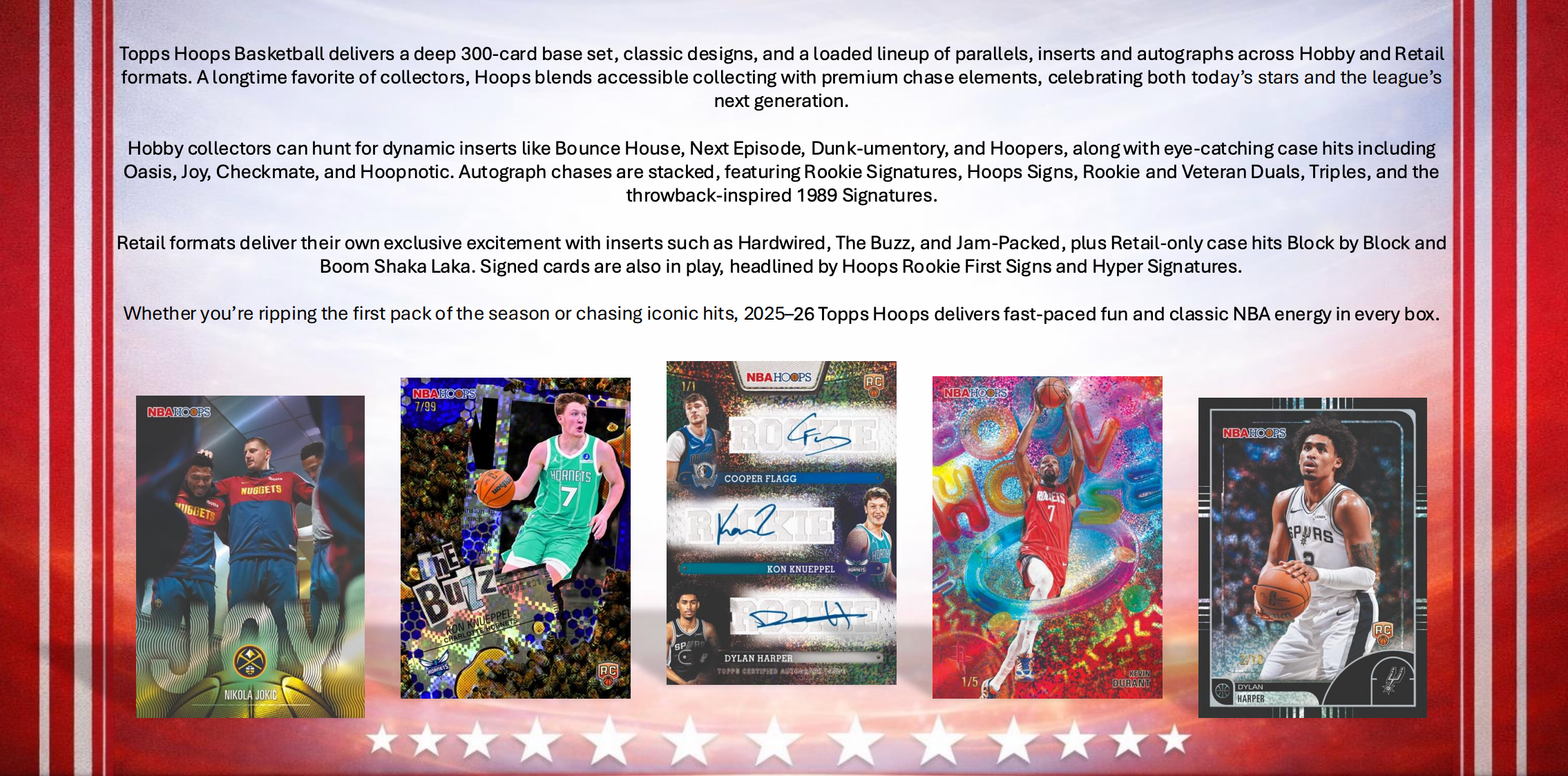 2025-26 Topps Hoops Basketball Hobby Box