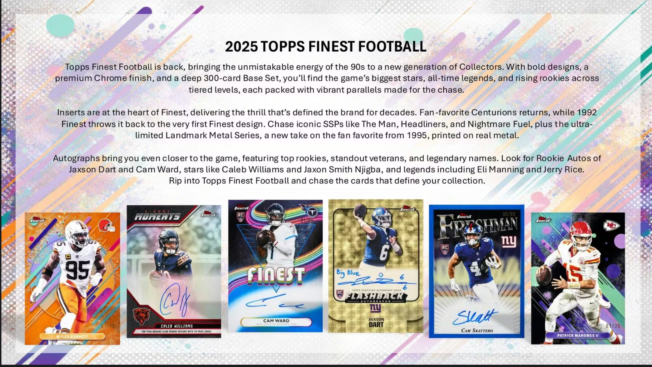 2025 Topps Finest Football Hobby Box