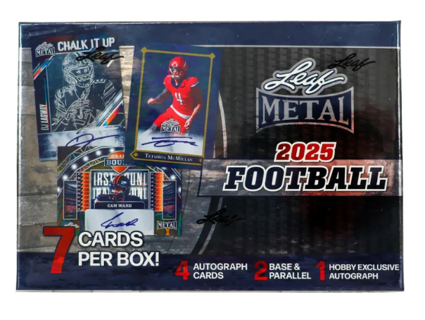 2025 Leaf Metal Football Hobby Box