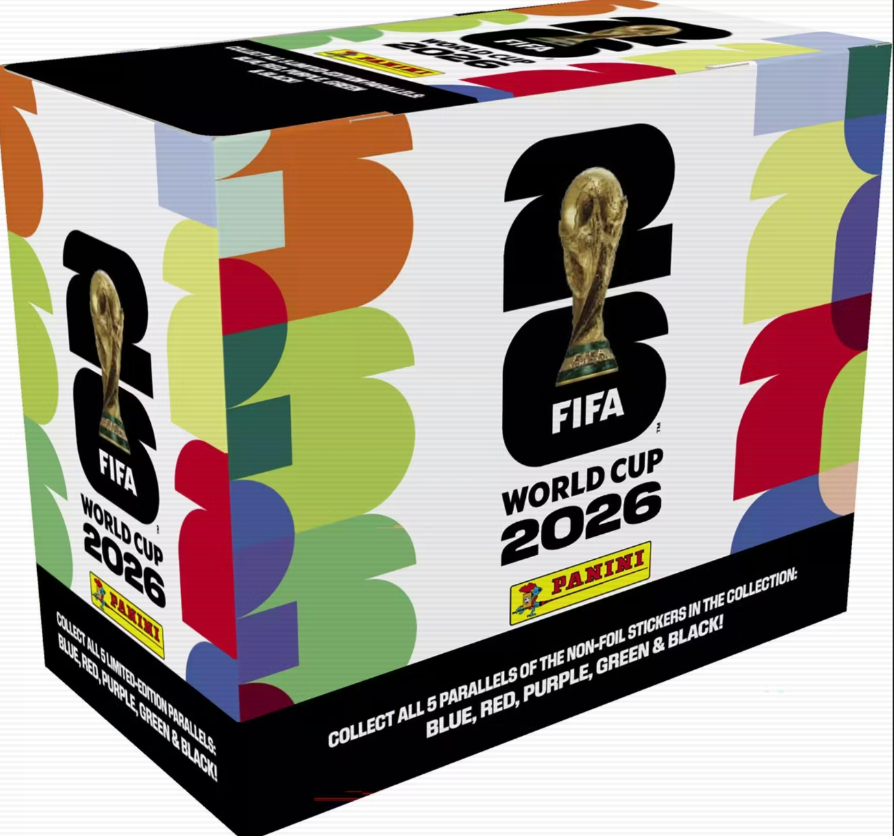 2026 Panini FIFA World Cup Soccer 25-Pack Sticker Box - U.S. Version