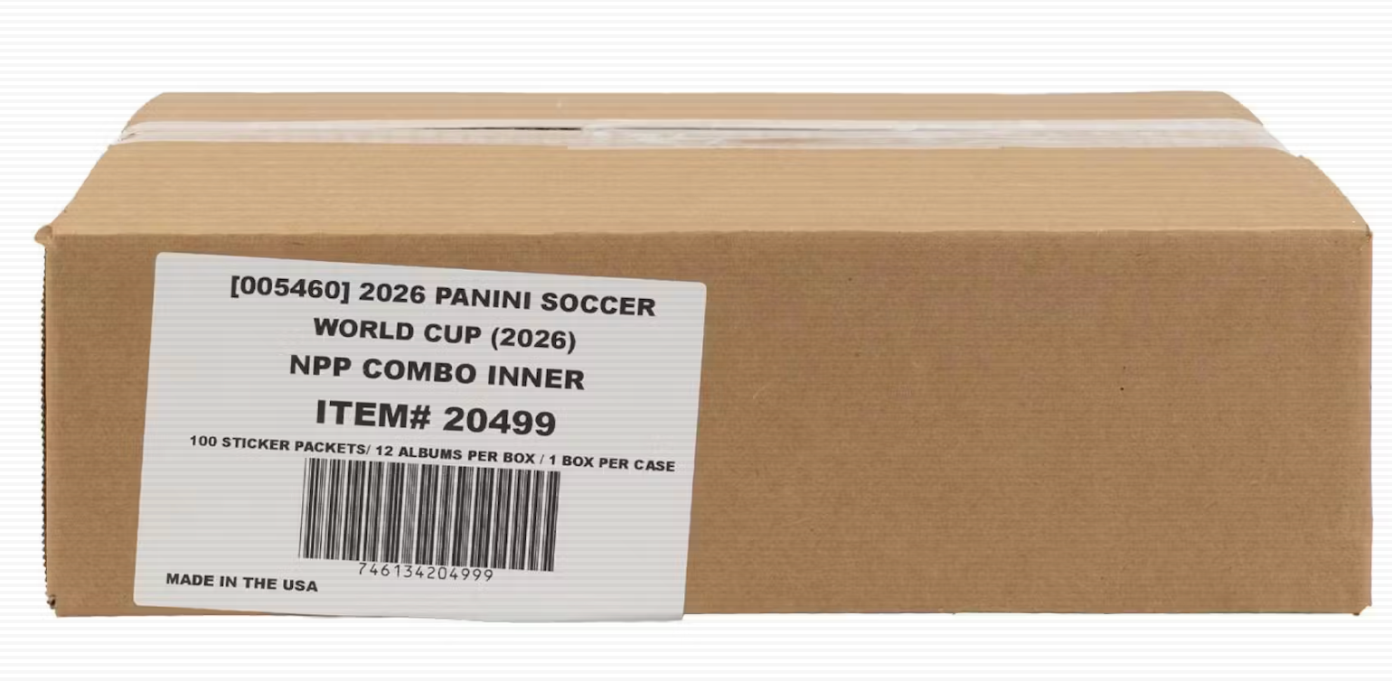 2026 Panini FIFA World Cup Soccer Sticker Combo Box - US Version