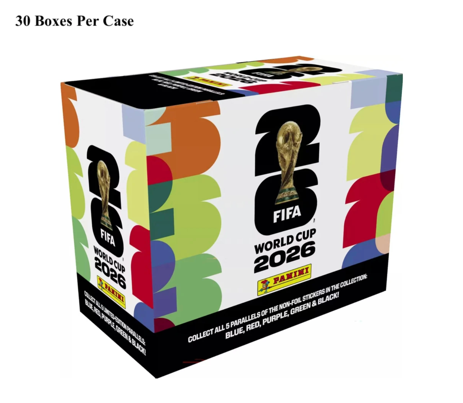 2026 Panini World Cup Soccer Stickers 25ct Box - 30 Box Sealed Case