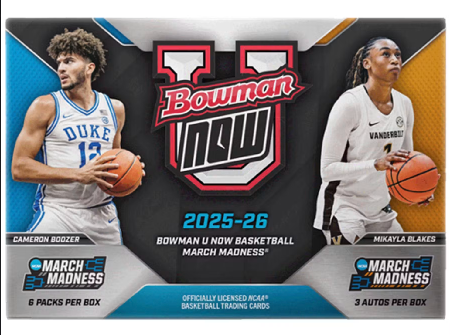 2025-26 Bowman U Now Mens Basketball March Madness Box