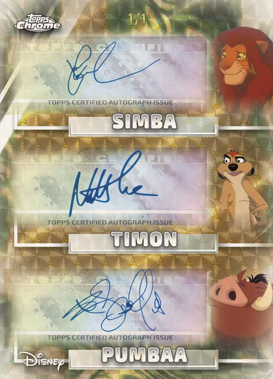 2026 Topps Chrome Disney Chrome Value Box
