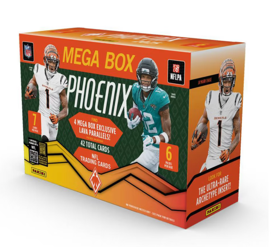 2025 Panini Phoenix Football Mega Box (Lava Parallels!)