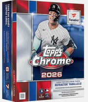 2026 TOPPS CHROME BASEBALL FANATICS MEGA BOX