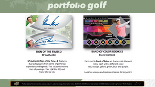 2024 Upper Deck Portfolio Golf Hobby Box