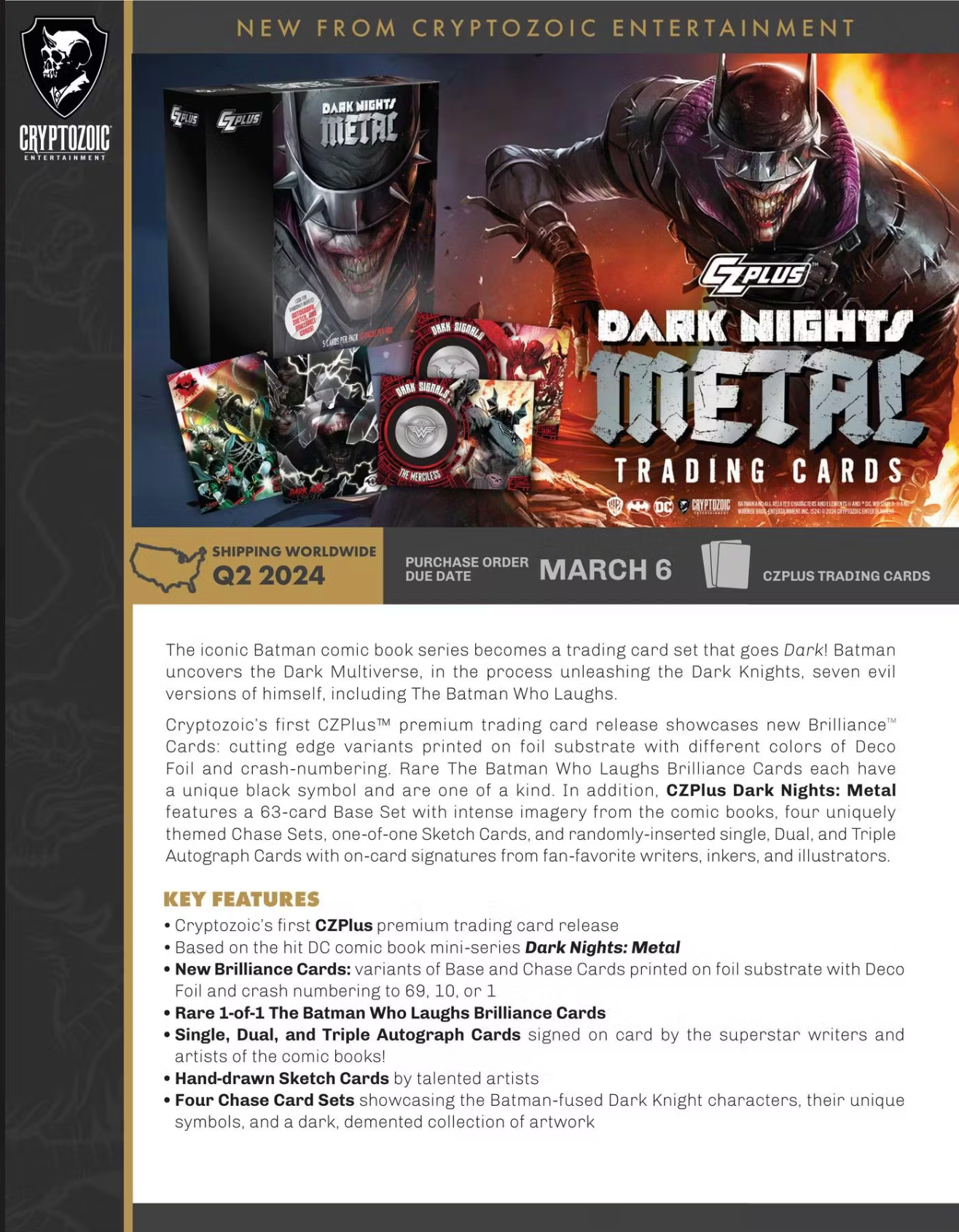 CZPLUS Dark Nights Metal Hobby Box