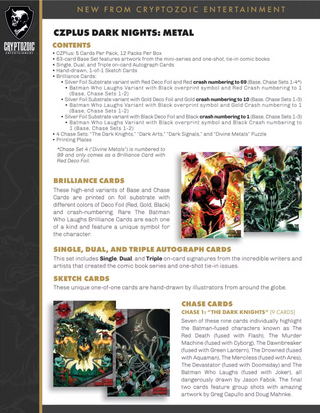 CZPLUS Dark Nights Metal Hobby Box