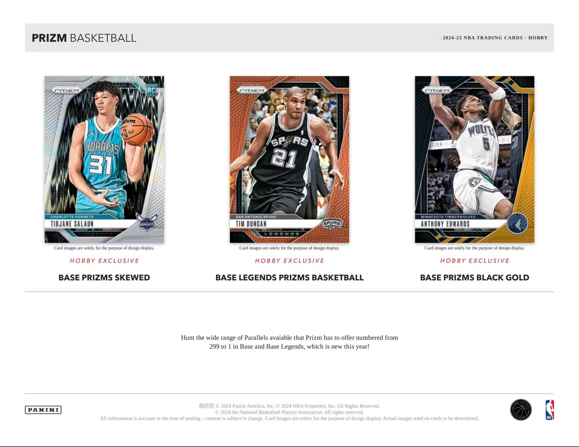 2024/25 Panini Prizm Basketball Hobby Box