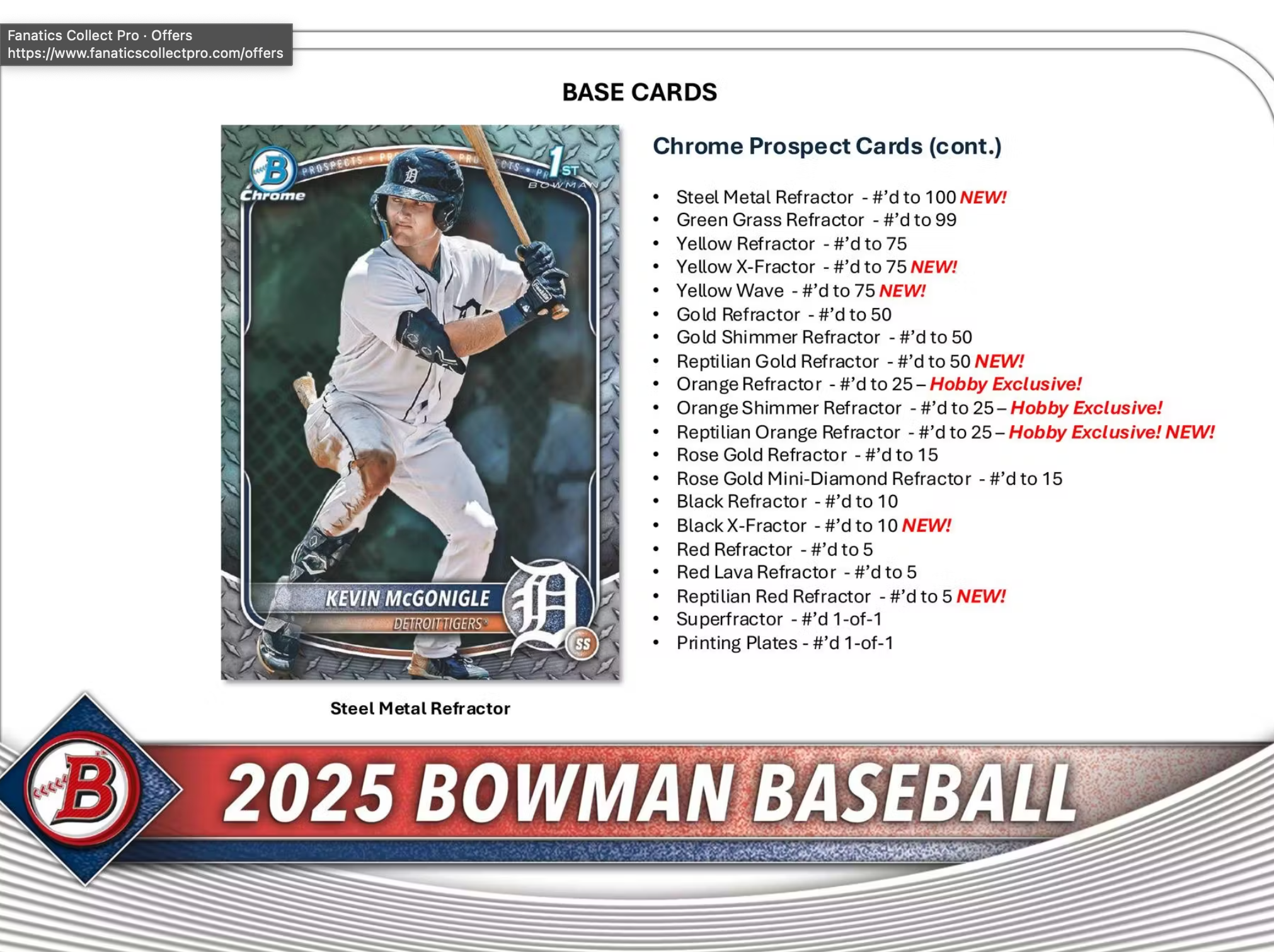 2025 Bowman Baseball Hobby Jumbo Box