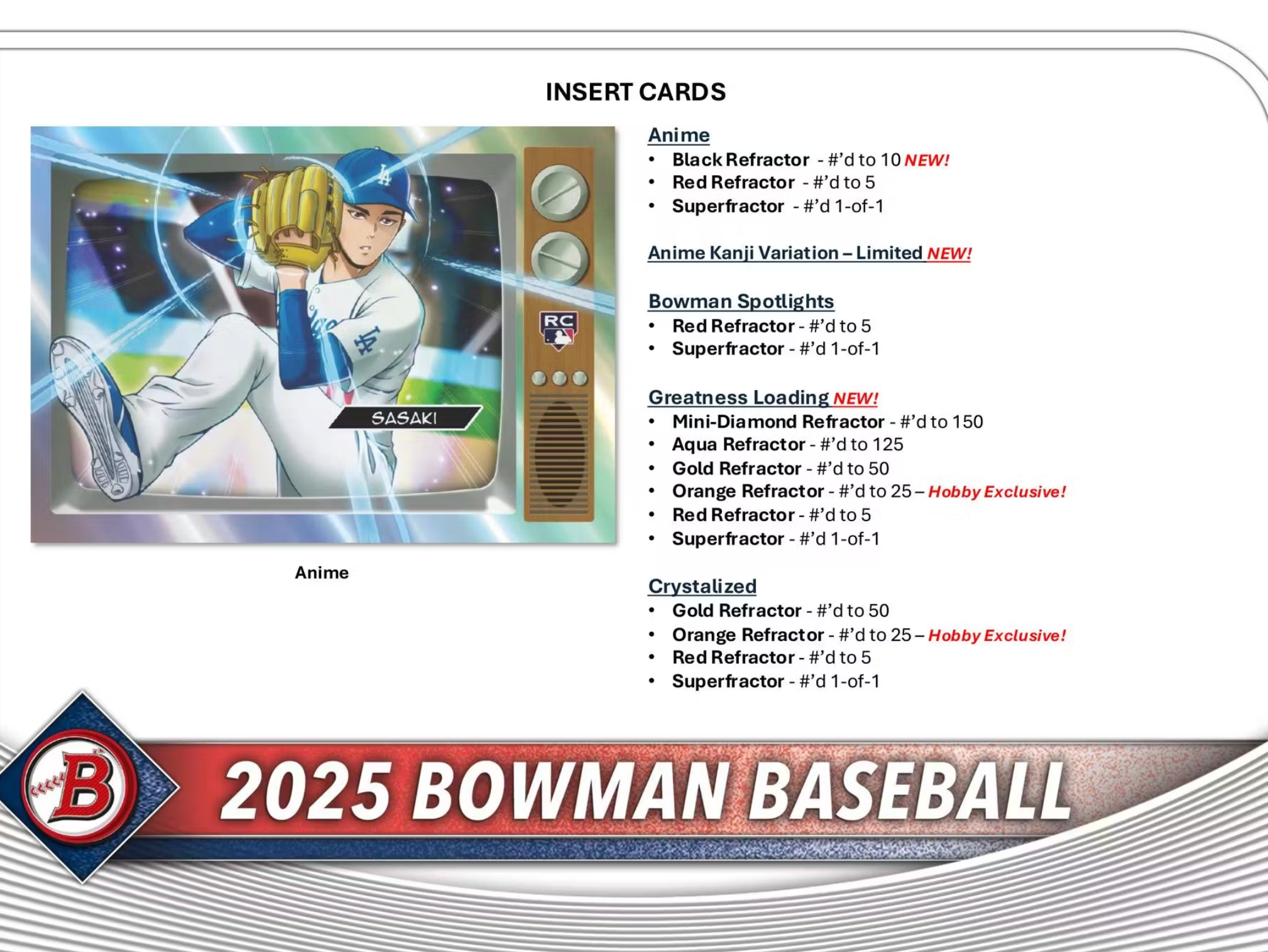 2025 Bowman Baseball Hobby Jumbo Box