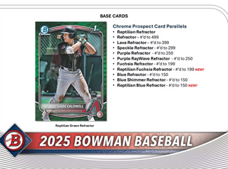 2025 Bowman Baseball 6-Pack Blaster Box