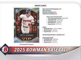 2025 Bowman Baseball 6-Pack Blaster Box