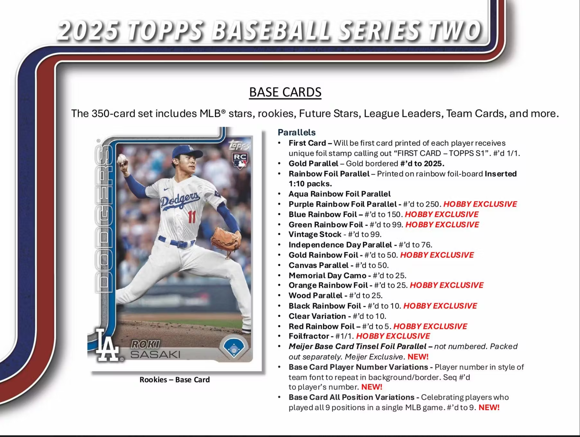 2025 Topps Series 2 Baseball Hobby Jumbo Box