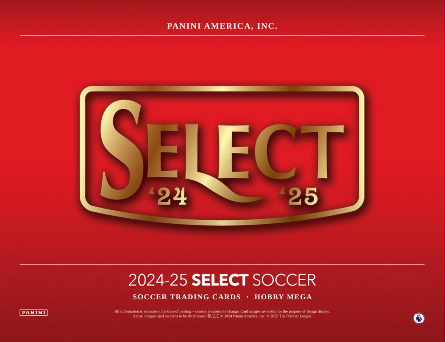 2024-25 Panini Select Premier League EPL Soccer Hobby Mega Box