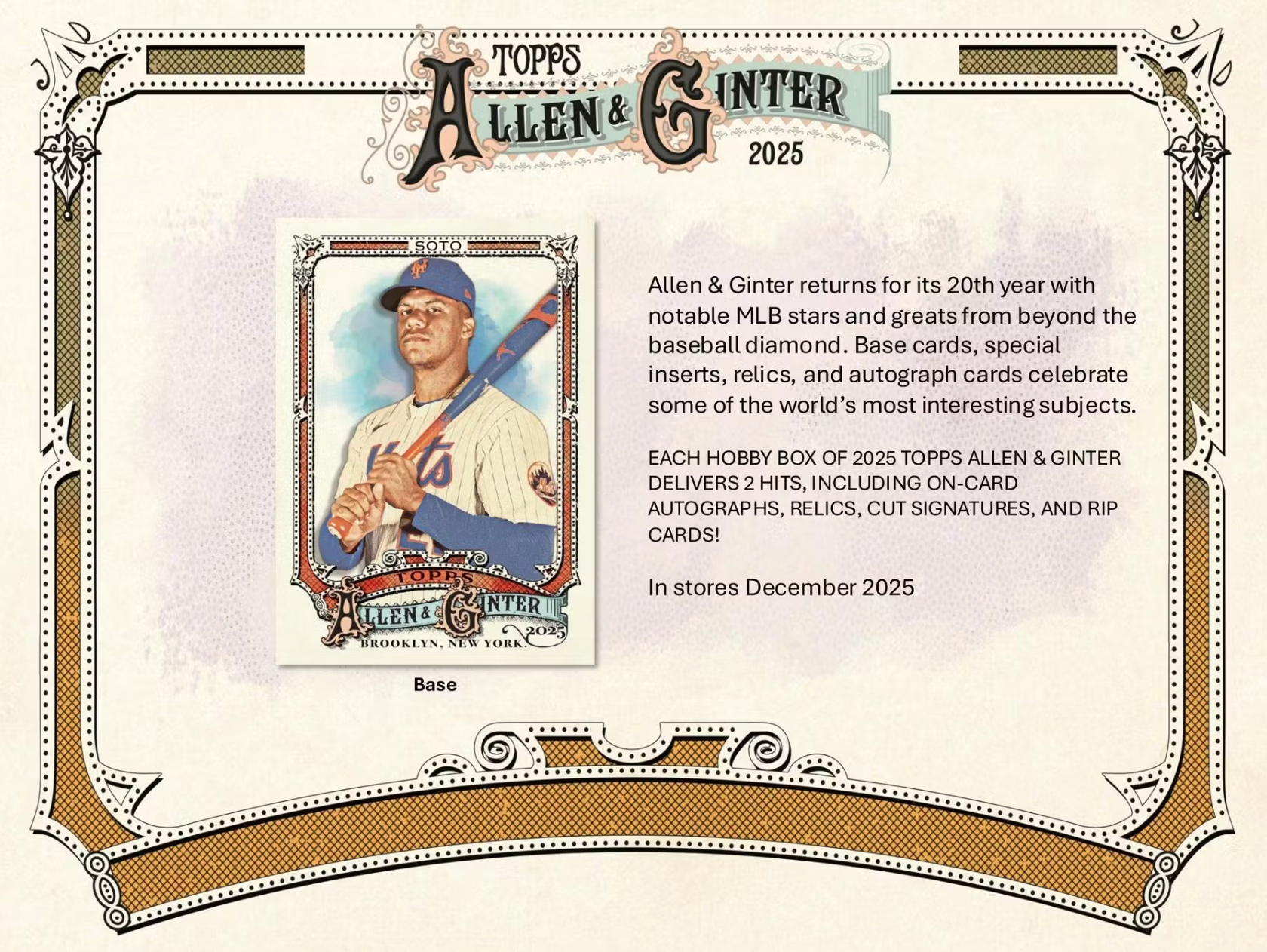 2025 Topps Allen & Ginter Baseball 8-Pack Blaster Box