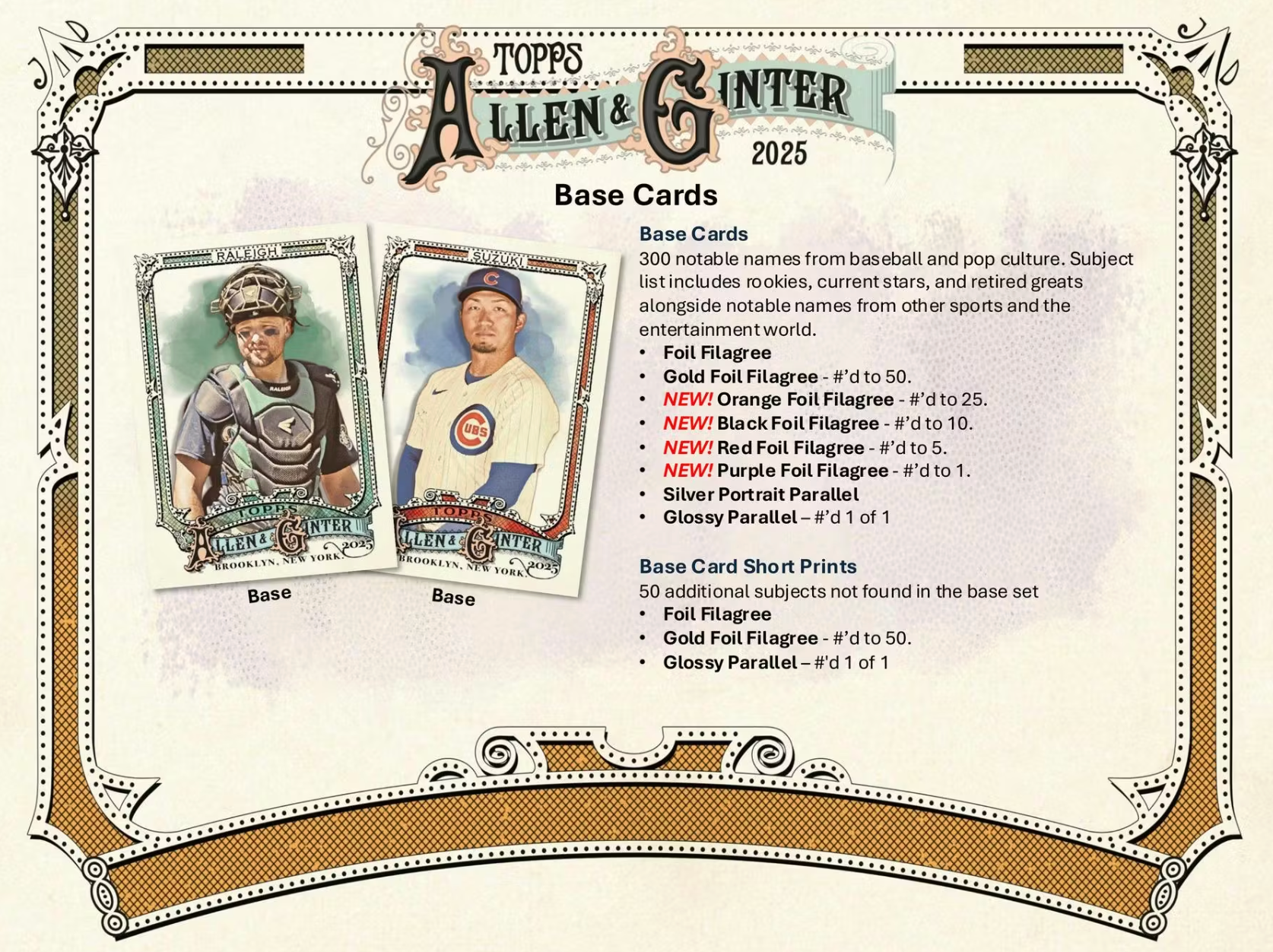 2025 Topps Allen & Ginter Baseball 8-Pack Blaster Box