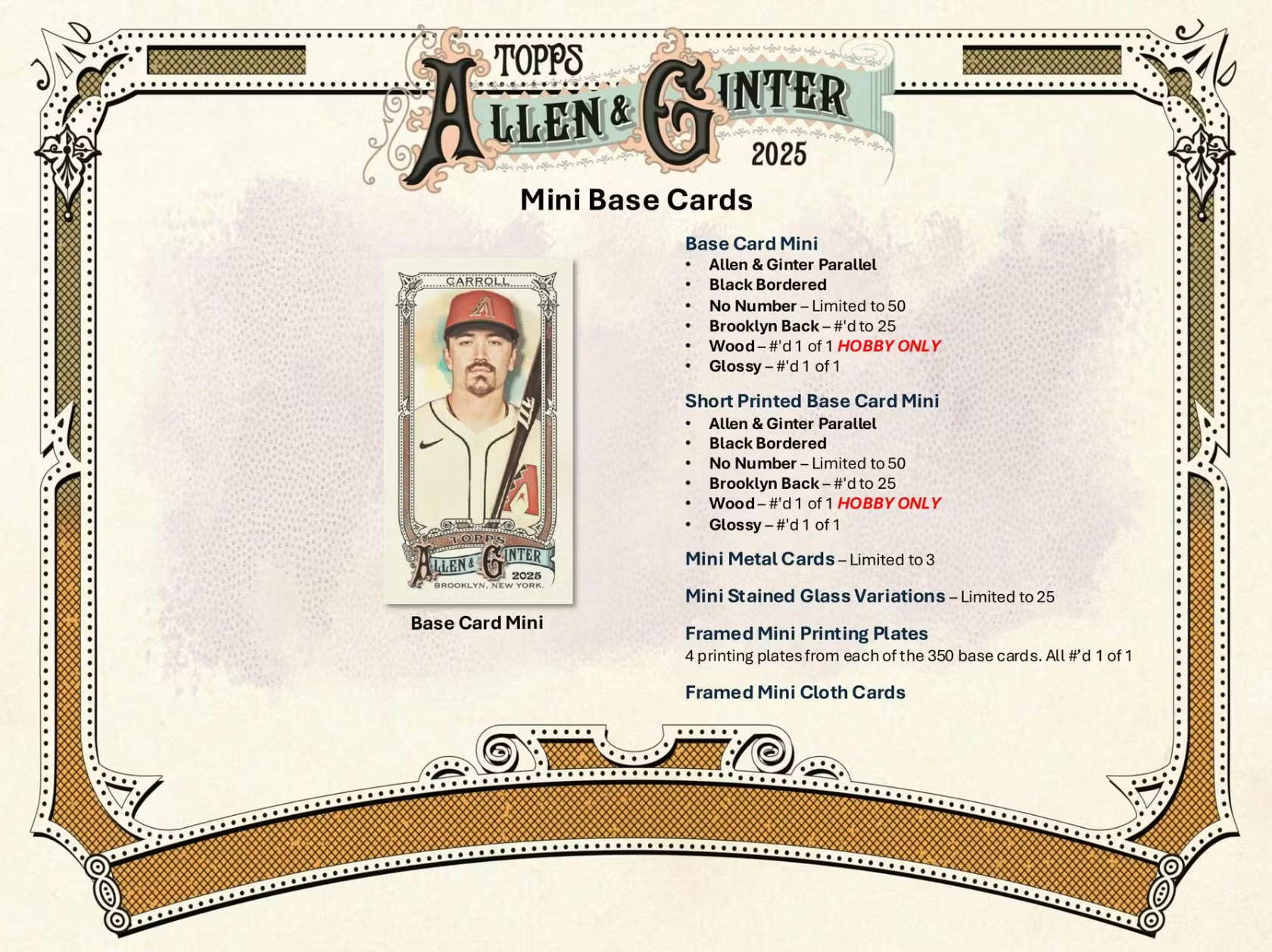 2025 Topps Allen & Ginter Baseball 8-Pack Blaster Box