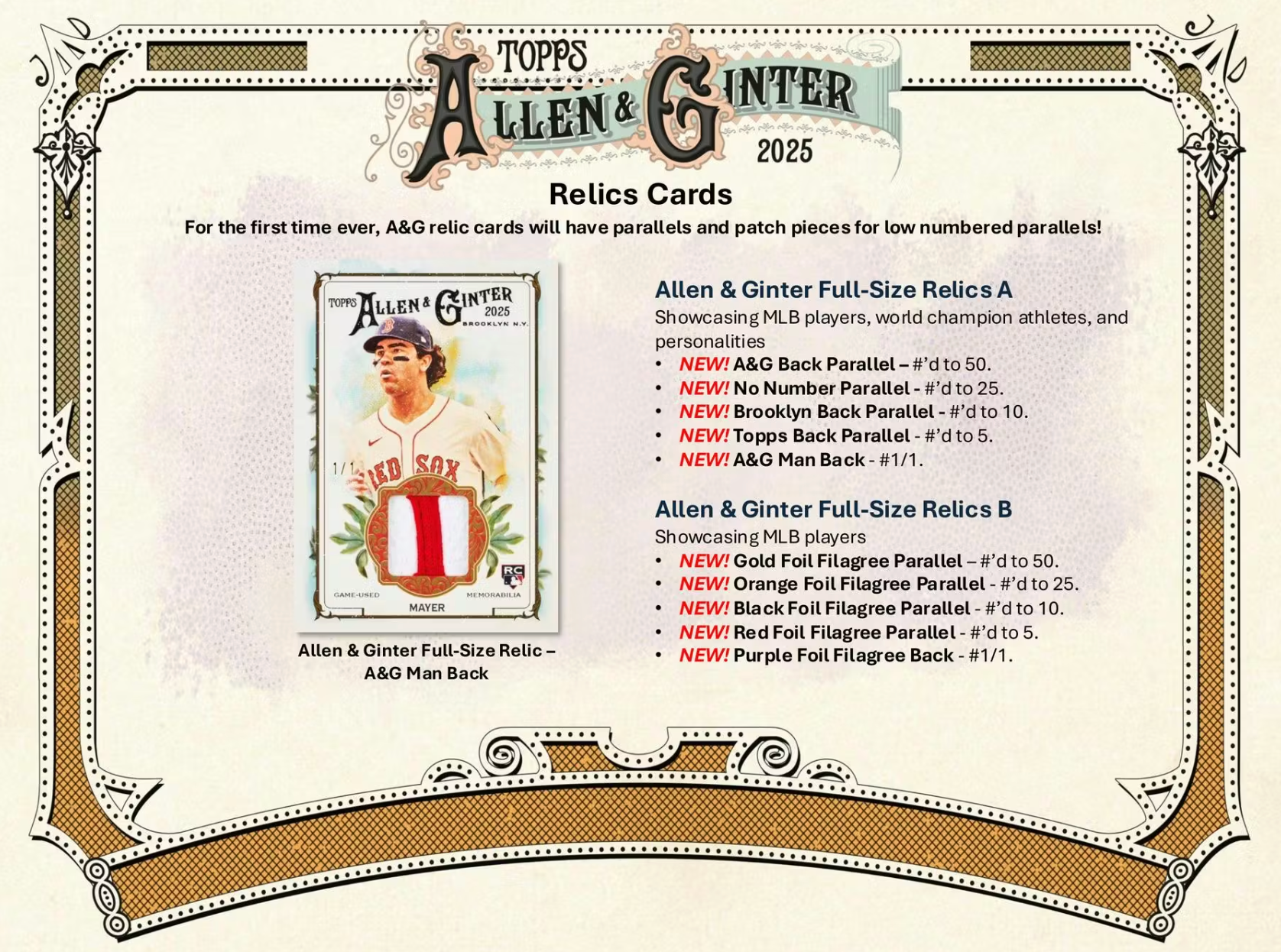 2025 Topps Allen & Ginter Baseball 8-Pack Blaster Box