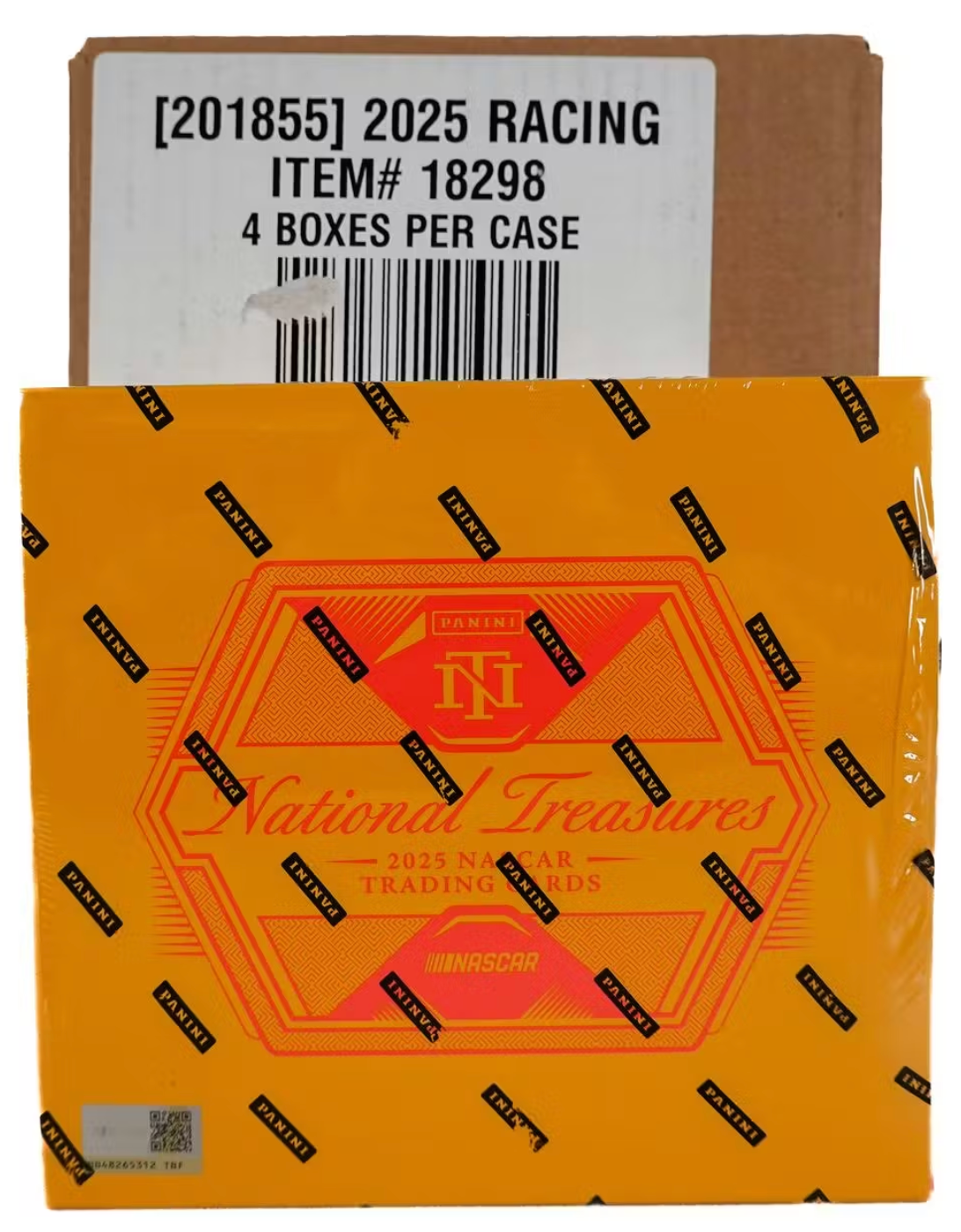 2025 Panini National Treasures Racing Hobby 4-Box Case