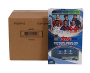 2025/26 Topps UEFA Club Competitions Soccer Hobby Factory Sealed 12-Box Case