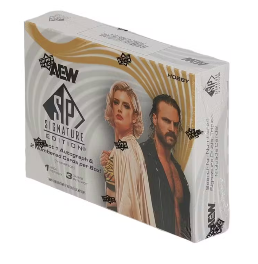 2025 Upper Deck SP Signature Edition AEW Wrestling Hobby Box