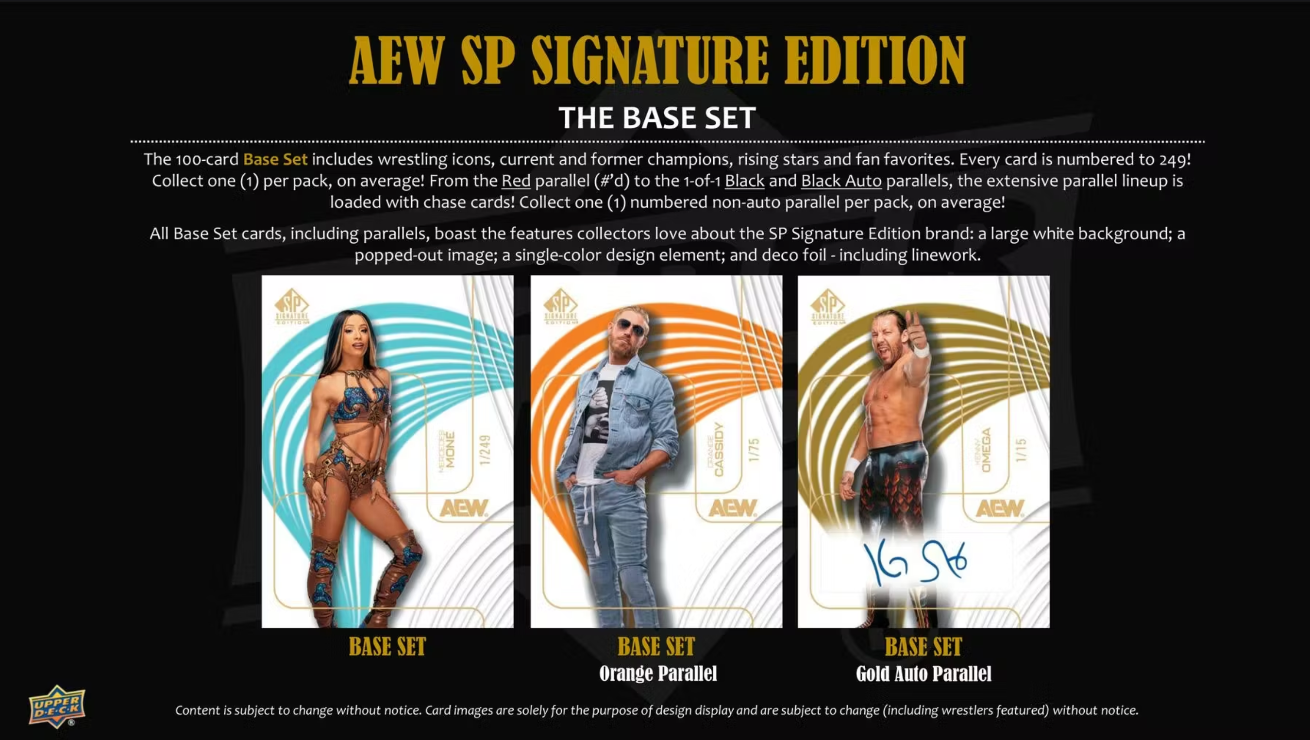 2025 Upper Deck SP Signature Edition AEW Wrestling Hobby Box